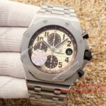 Swiss Replica AP Royal Oak Offshore Chronograph SS Chocolate Inner Bezel Watch